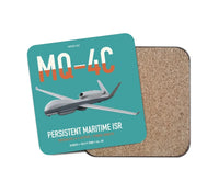 Thumbnail for MQ-4C Triton IFC-4 design on turquoise 1 piece coaster