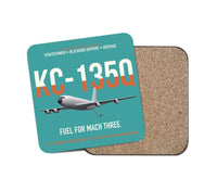 Thumbnail for KC-135Q Blackbird Tanker design on turquoise 1 piece coaster