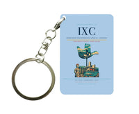 Thumbnail for Shaheed Bhagat Singh International Airport IXC — Chandigarh Key Chain design on light blue key chain