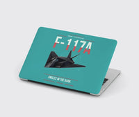 Thumbnail for F-117A Nighthawk design on turquoise MacBook case
