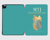 Thumbnail for Montrose Regional Airport (MTJ) design on turquoise ipad tablet case