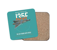 Thumbnail for Saab J 35F Draken design on turquoise 1 piece coaster