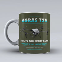 Thumbnail for Agras T25 Mug design on green army dji