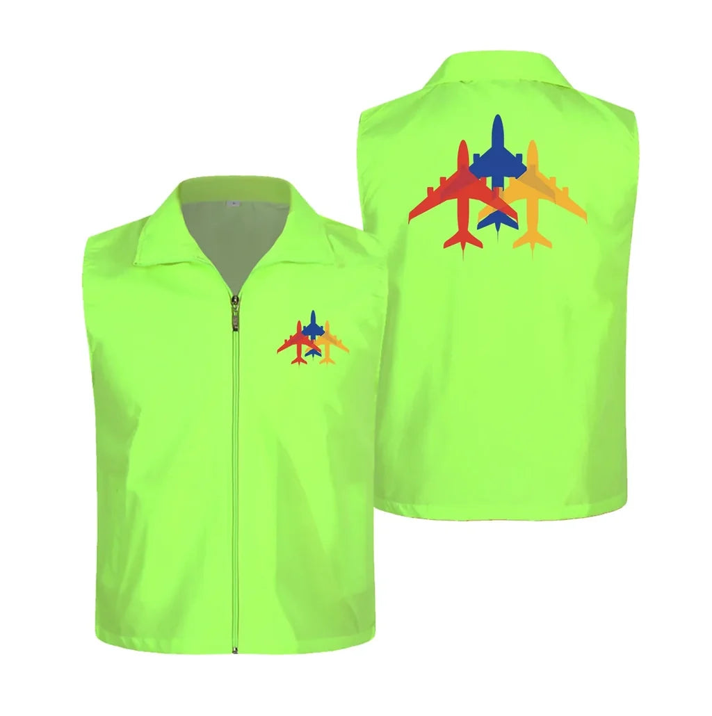 Colourful 3 Airplanes Vest - view 9