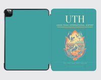 Thumbnail for Udon Thani International Airport (UTH) design on turquoise ipad tablet case