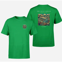 Thumbnail for VINTAGE G4110 - The Valley Service - Double-Side T-Shirt design on green double side t shirt