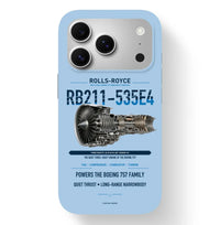 Thumbnail for RB211-535E4 Case design on light blue iphone case