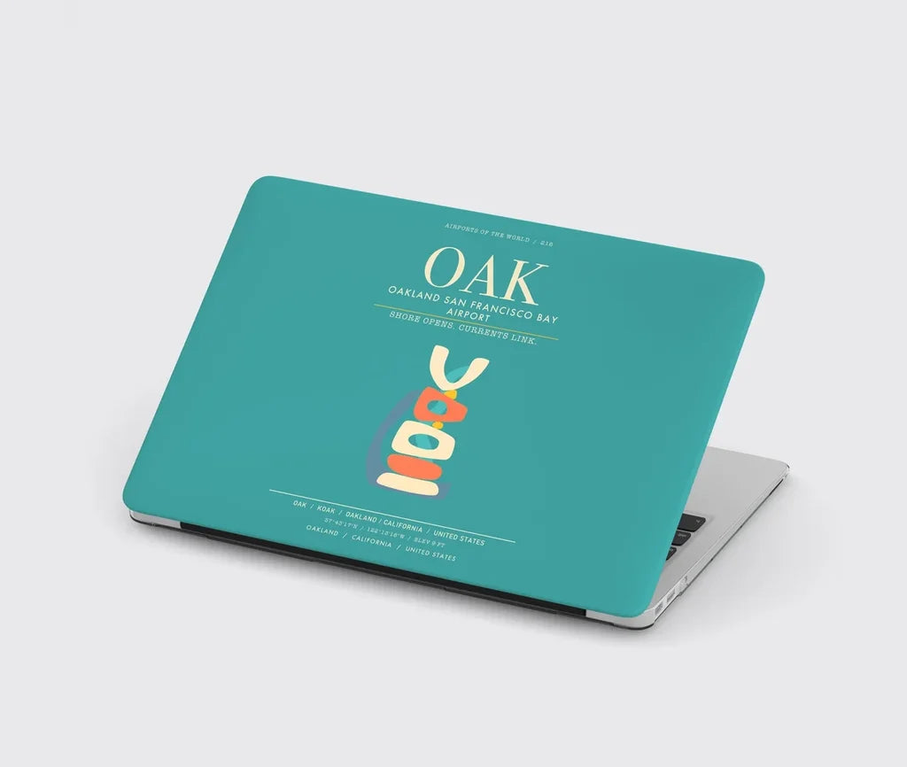 Oakland San Francisco Bay Airport OAK - Turquoise