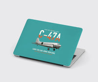 Thumbnail for C-47A Skytrain design on turquoise MacBook case