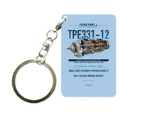 Thumbnail for TPE331-12 Key Chain design on light blue key chain