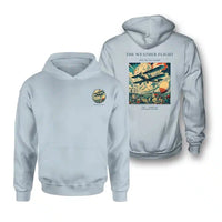 Thumbnail for VINTAGE G4045 - The Weather Flight - Double-Side Hoodie design on lightblue double side
