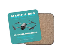 Thumbnail for DJI Mavic 4 Pro design on turquoise 1 piece coaster
