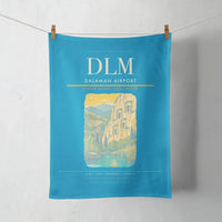 Thumbnail for Dalaman Airport (DLM) design on turquoise towel