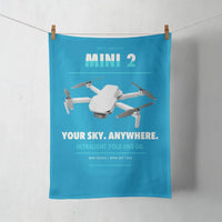 Thumbnail for DJI Mini 2 design on turquoise towel