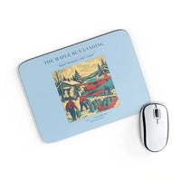 Thumbnail for VINTAGE G4398 - The Maple Run Landing - Designed Mouse Pads design on lightblue rectangle