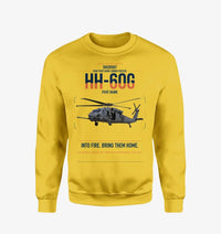 Thumbnail for Sikorsky HH-60G Pave Hawk design on yellow sweatshirt