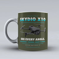 Thumbnail for X10 Mug design on green army skydio