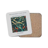 Thumbnail for The Rainforest Canopy River - Designed Coasters design on light gray 1-piece