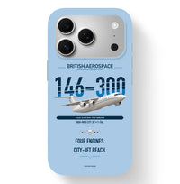 Thumbnail for BAe 146-300 design on light blue magsafe iphone case, for iPhone 17 Pro