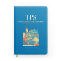 Thumbnail for Vincenzo Florio Airport Trapani-Birgi (TPS) design on turquoise notebook