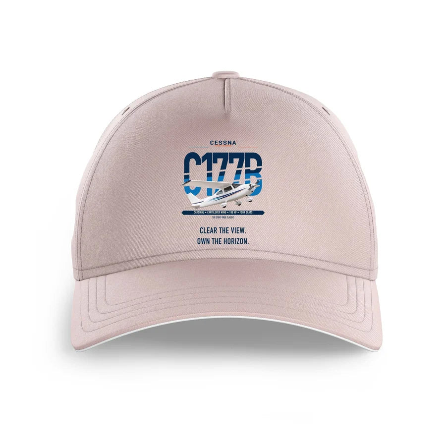 Cessna 177B Cardinal design on pink printed hat