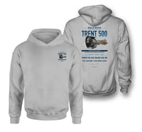 Thumbnail for TRENT 500 design on light gray hoodie
