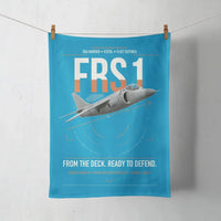 Thumbnail for British Aerospace Sea Harrier FRS.1 design on turquoise towel