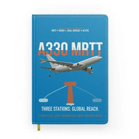 Thumbnail for Airbus A330 MRTT design on turquoise notebook
