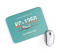 Thumbnail for KC-135Q Blackbird Tanker design on turquoise rectangle mouse pad