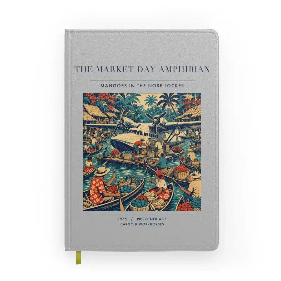 VINTAGE G4404 - The Market Day Amphibian - Designed Notebooks design on lightgray