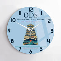Thumbnail for Odesa International Airport ODS Wall-Clock No-Frame - Light Blue