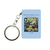 Thumbnail for VINTAGE G4141 - The Weather Wall - Designed Key Chain design on lightblue