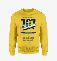 Thumbnail for Boeing 767-300F design on yellow sweatshirt