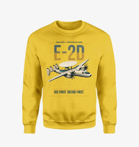 Thumbnail for E-2D Advanced Hawkeye design on yellow sweatshirt