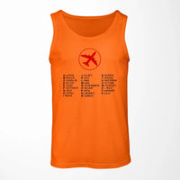 Thumbnail for Aviation Alphabet Tank Top - view 9