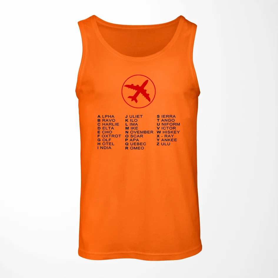Aviation Alphabet Tank Top - view 9