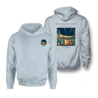 Thumbnail for VINTAGE G4080 - The Propliner Nights - Double-Side Hoodie design on lightblue double side