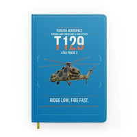Thumbnail for Turkish Aerospace T129 ATAK Phase 2 design on turquoise notebook