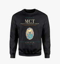 Thumbnail for Muscat International Airport MCT Sweatshirt - Black