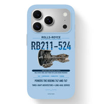 Thumbnail for RB211-524 Case design on light blue iphone case