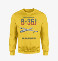 Thumbnail for B-36J Peacemaker design on yellow sweatshirt