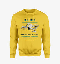 Thumbnail for DJI Flip design on yellow sweatshirt