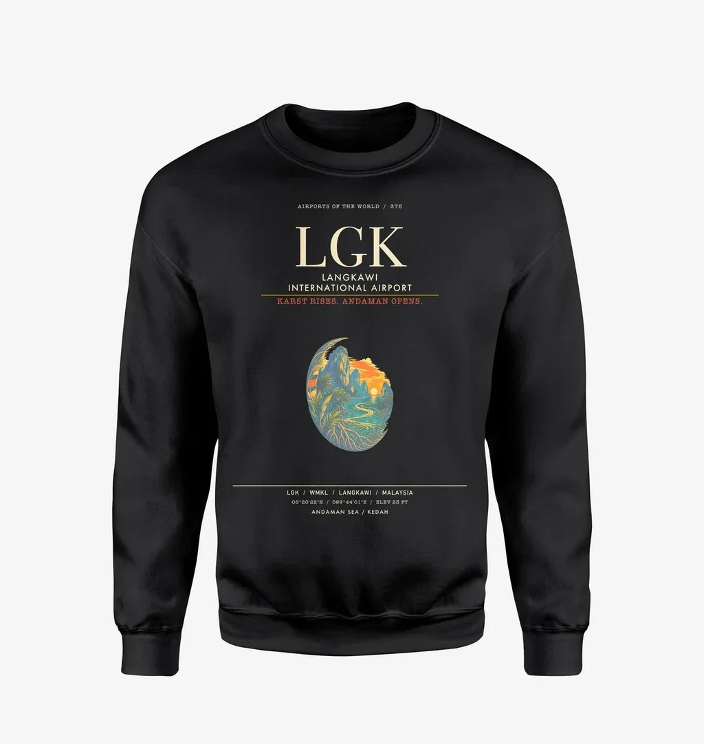 Langkawi International Airport LGK Sweatshirt - Black