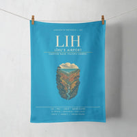 Thumbnail for Līhuʻe Airport (LIH) design on turquoise towel