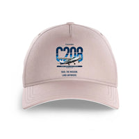 Thumbnail for Cessna 208 Caravan design on pink printed hat