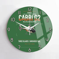 Thumbnail for Guimbal Cabri G2 design on green no frame wall clock