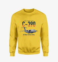 Thumbnail for C-390 Millennium design on yellow sweatshirt