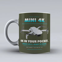 Thumbnail for Mini 4K Mug design on green army dji