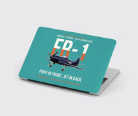 Thumbnail for FR-1 Fireball Prop in Front Jet in Back design on turquoise MacBook case