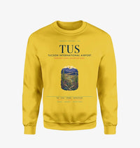 Thumbnail for Tucson International Airport (TUS) design on yellow sweatshirt